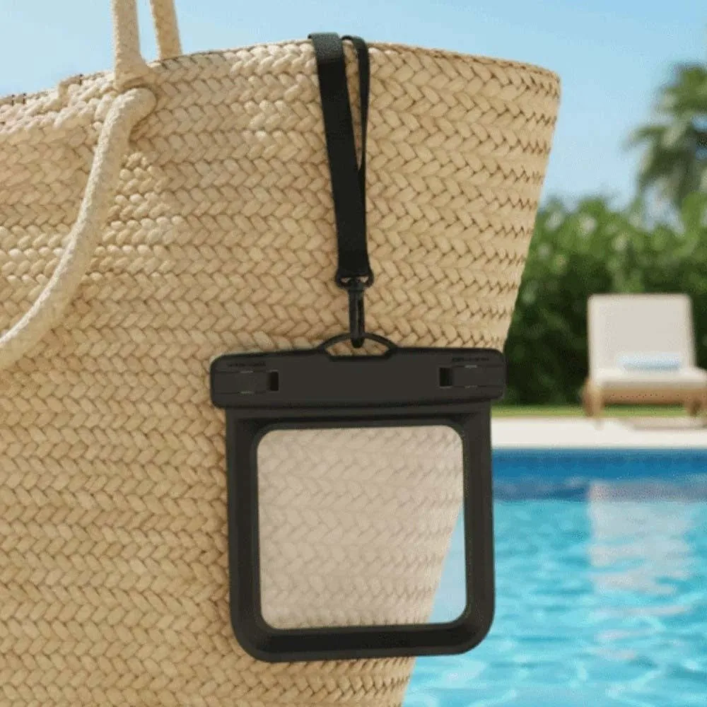 Adjustable Strap Square Waterproof Pouch Sealed Large Capacity Crossbody Dry Bag Lightweight ABS PVC Storage Pack Car Key