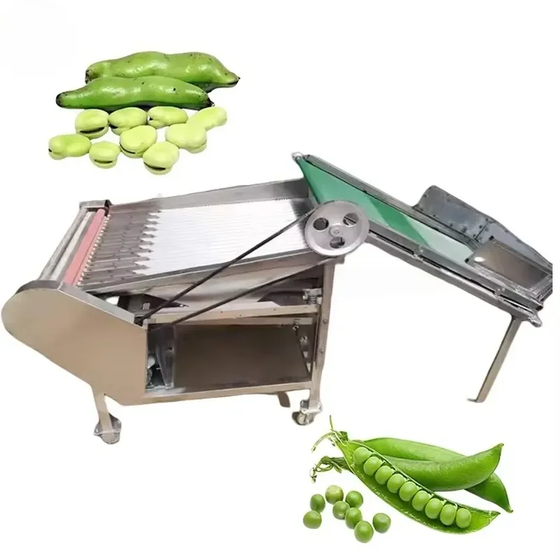 Hot Sale Fresh Edamame Soybean Shell Remover Thresher Dehuller Shucker Price Wet Soybean Dehulling Threshing Machine