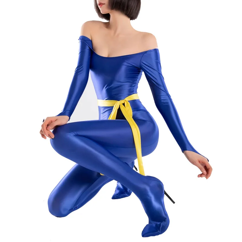 Cat\'s Eye Tam Chamade Hitomi KISUGI Ai KISUGI Costume Rui KISUGI Sylia Chamade Sexy Bodysuit Alexia Chamade Zentai Jumpsuit Suit