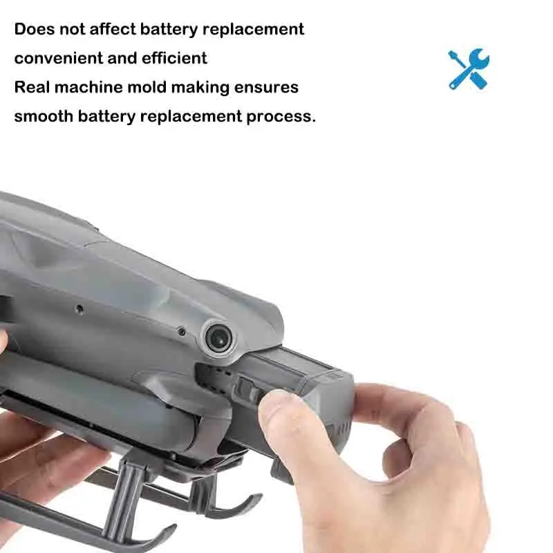 Train d'atterrissage surélevé pour DJI Air 3, trépied d'entraînement à coussin de chute de Protection pour accessoires de Drone DJI Air 3