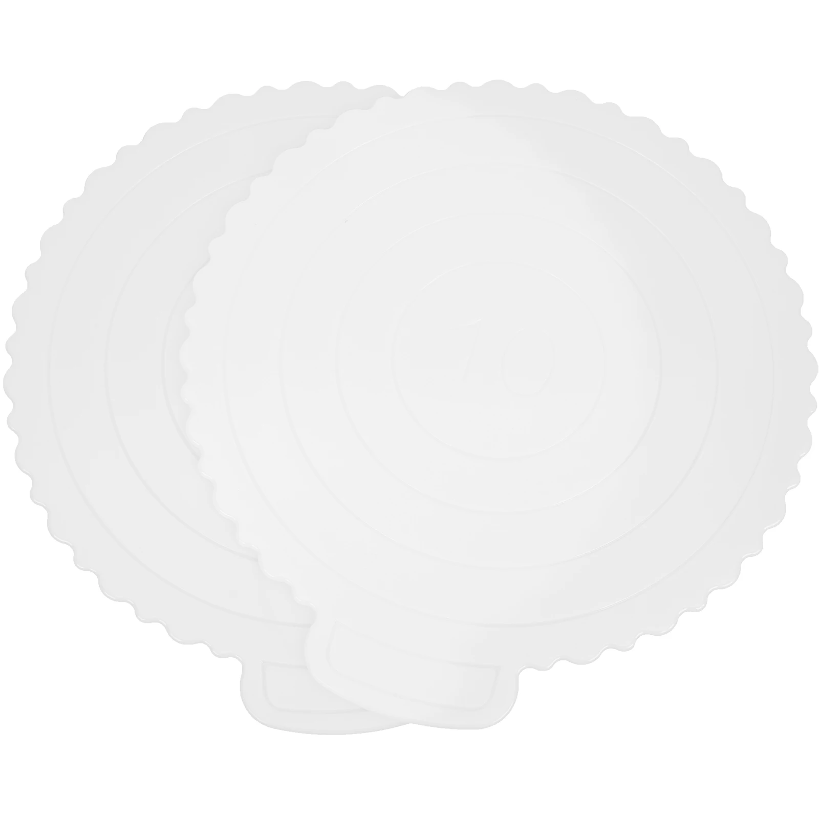 

2Pcs Cake Boards Decorative Display Plates Party Cake Tray 10inch Dessert Serving Reusable Food Snack Storage Household Tray