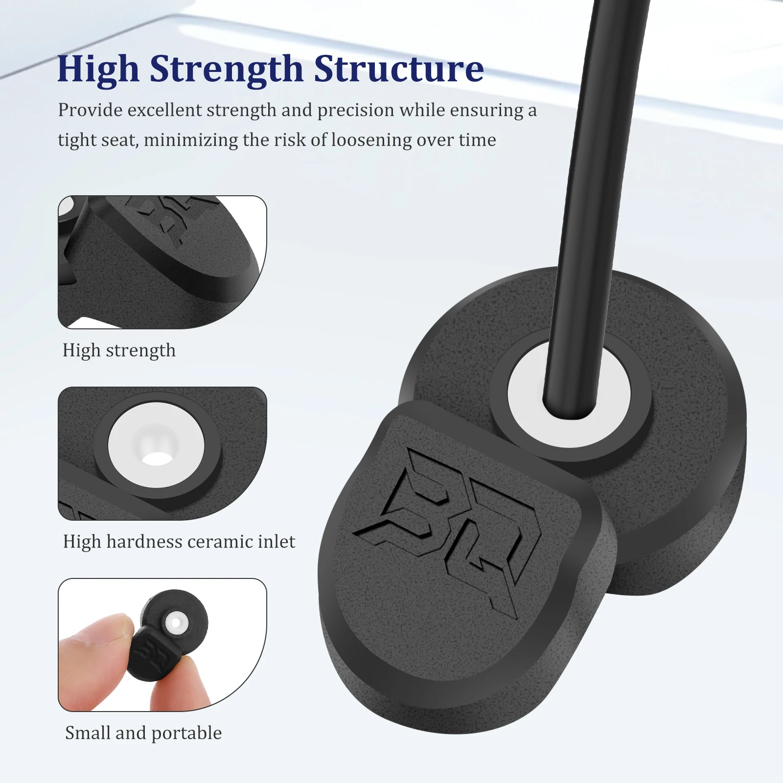 4 pezzi Panda AMS Guard anello di ingresso in ceramica protezione parti di alimentatore a filamento durevoli ad alta durezza per stampanti 3D Bambu Lab P1/X1