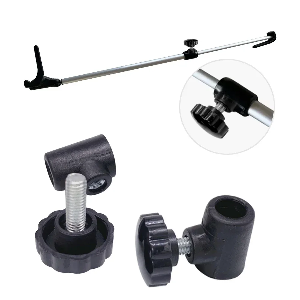 

2Pcs Black Caravan Plastic Window Stay Lock Repair Replacement Tool Knob Motorhome Rod Limit Knobs Durable RV Accessories