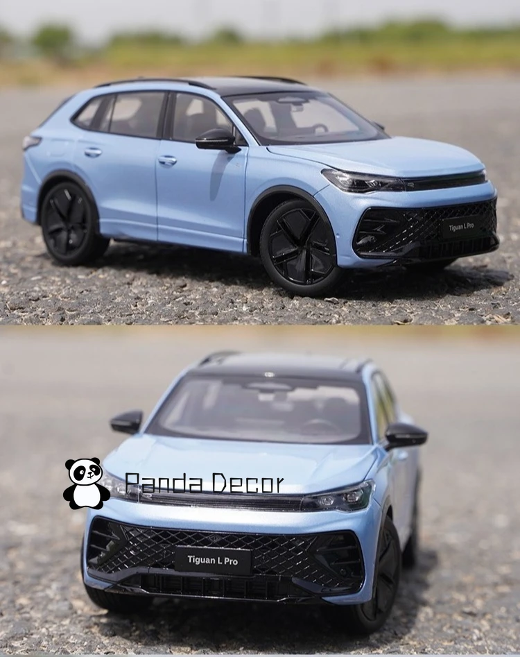 ديكور المنزل سيارة الأصلي 1:18 SAIC Tiguan L Pro TIGUAN L 2024 سبيكة نموذج سيارة مجموعة هدايا الديكور #4