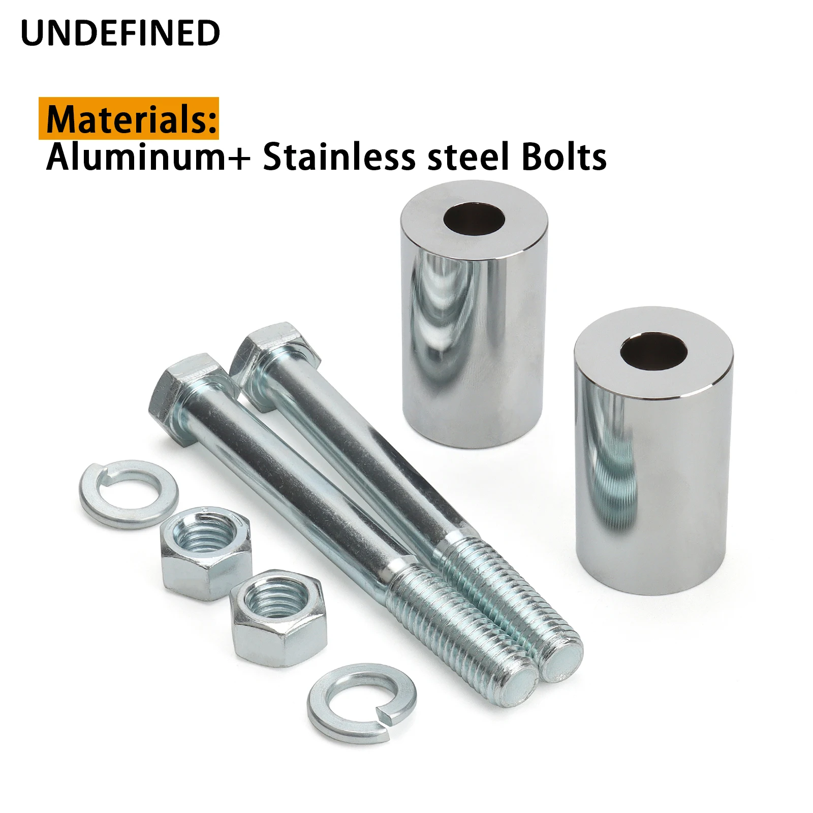 

Chrome 2'' Rise Handlebar Risers Extension For Harley Touring Sportster XL 883 1200 Heritage Softail Night Train FXSTB Dyna