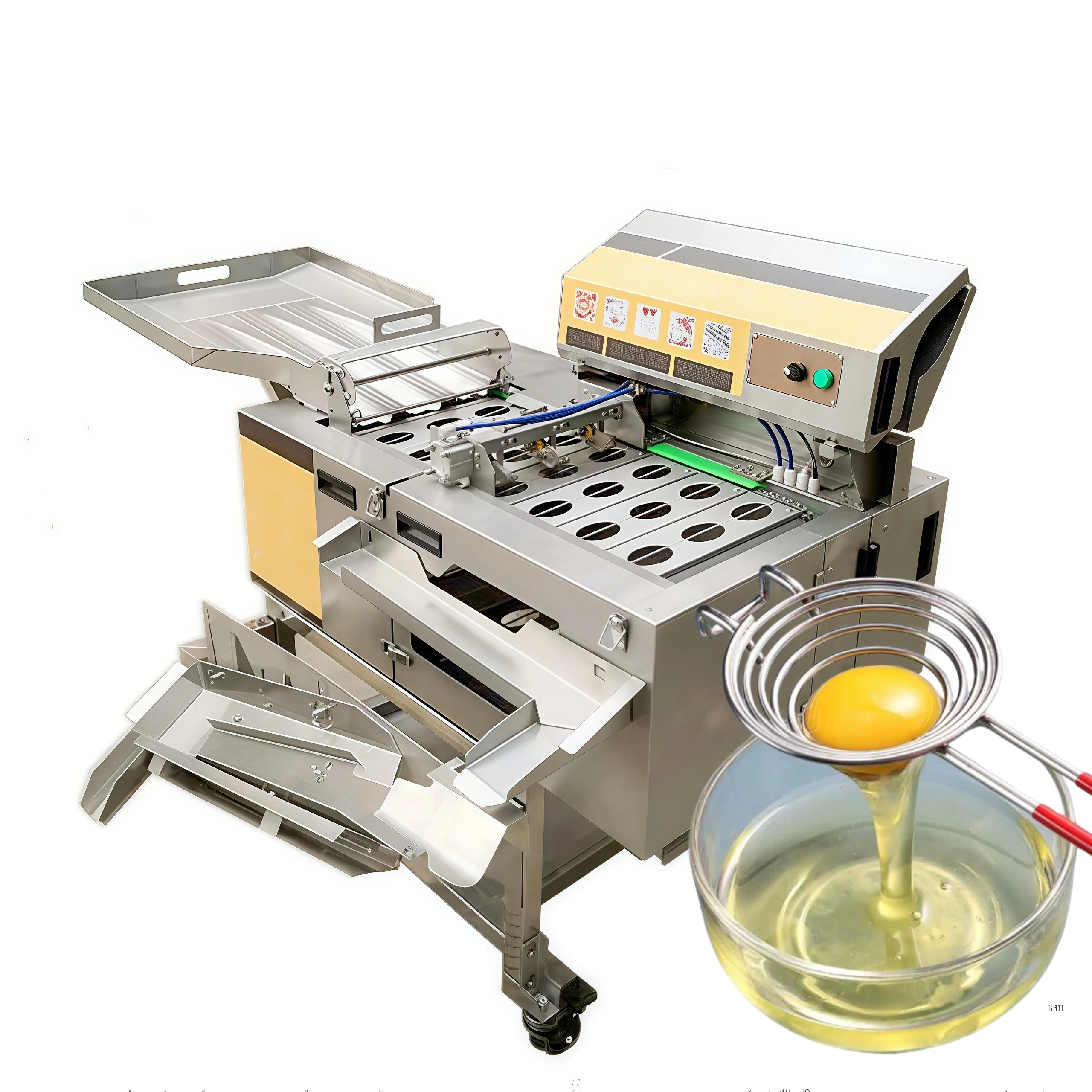 Automatic Egg White And Egg Yolk Small Scale New Liquid Separate Separator Break Process Equipment Machine