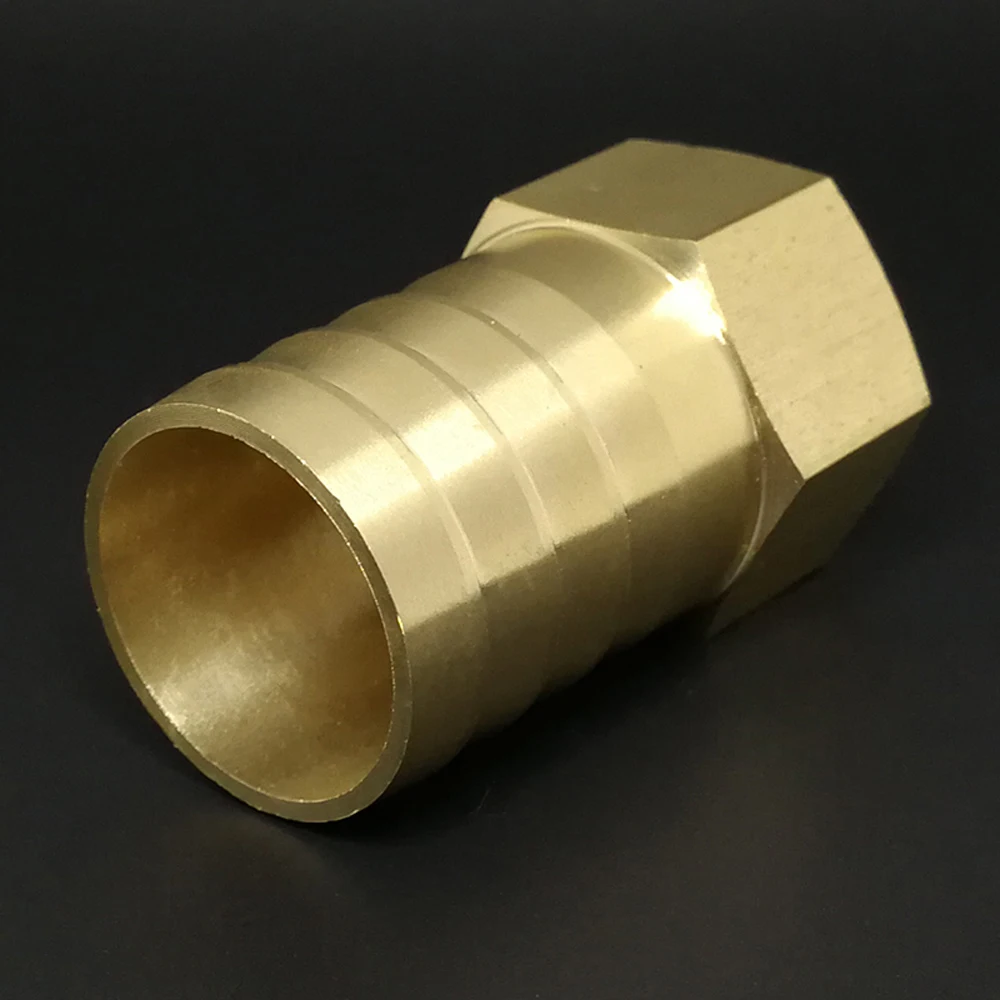 3/8 "1/2" 3/4 "1" BSP żeńskie x 6 8 10 12 14 16 19 25 32mm króciec do węża do mosiężnej rury Adapter montażowy paliwo gazowe wody do domu