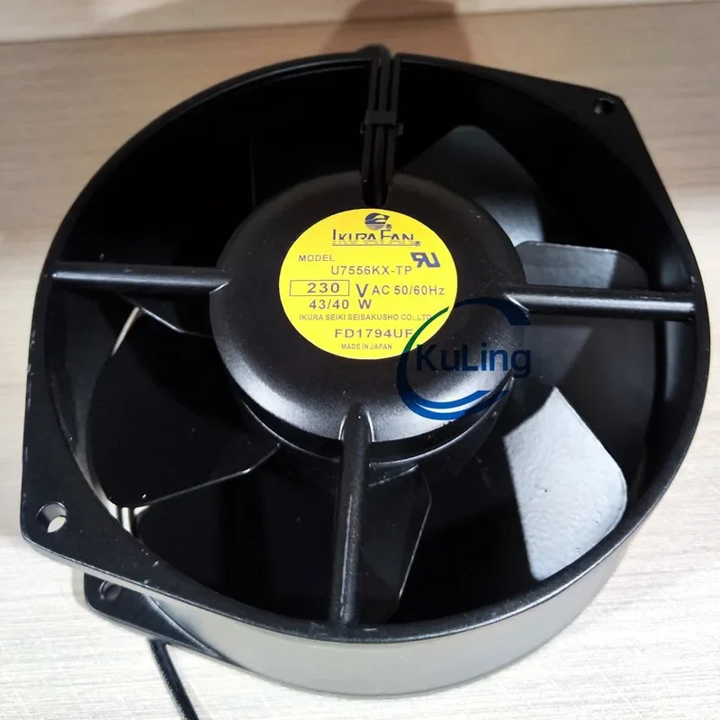 U7556KX-TP 230V High Temperature Resistant Fan for New Japan Yura IKURA Dimensions 172 x 150 x 55 mm