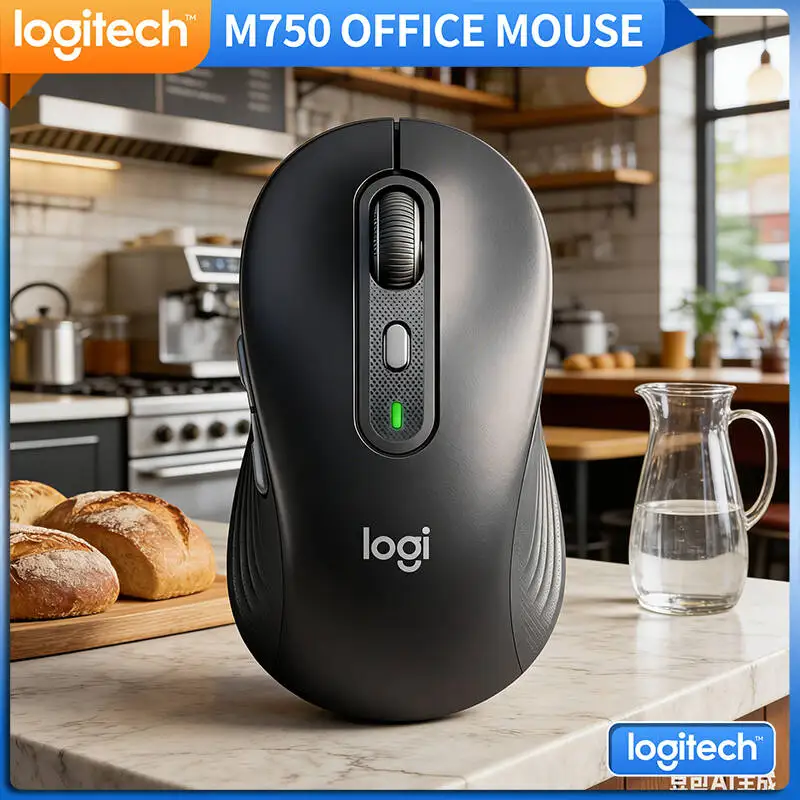 

Эргономичная мышь M750 — снижение шума на 90%, 4000 DPI, SmartWheel Scrolling, 20 месяцев автономной работы, для домашнего использования