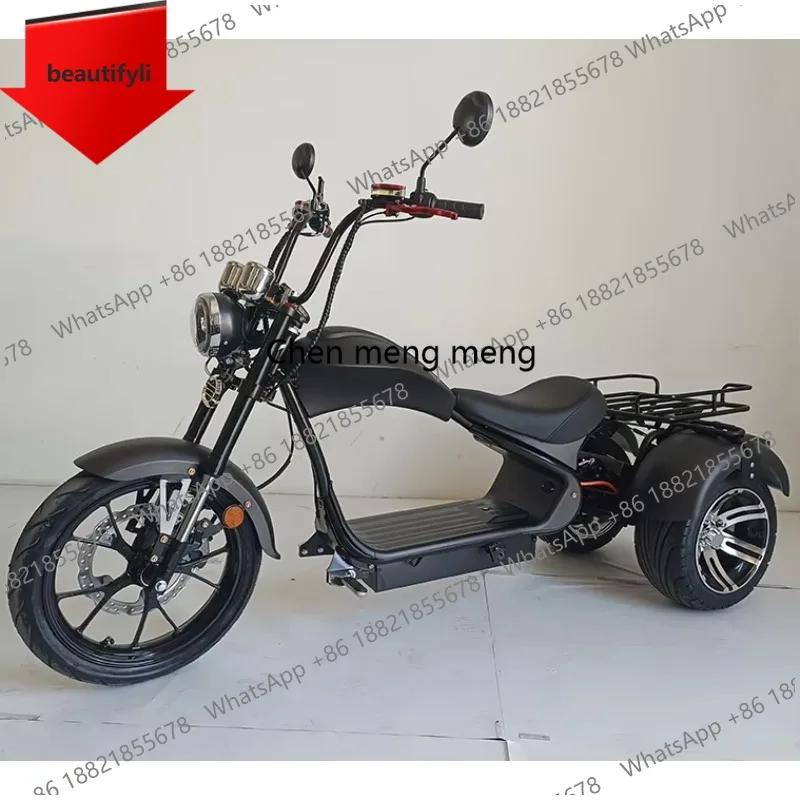 

Электрический трицикл Citycoco D185 Clark — популярная модель для взрослых, трехколесный электроскутер.