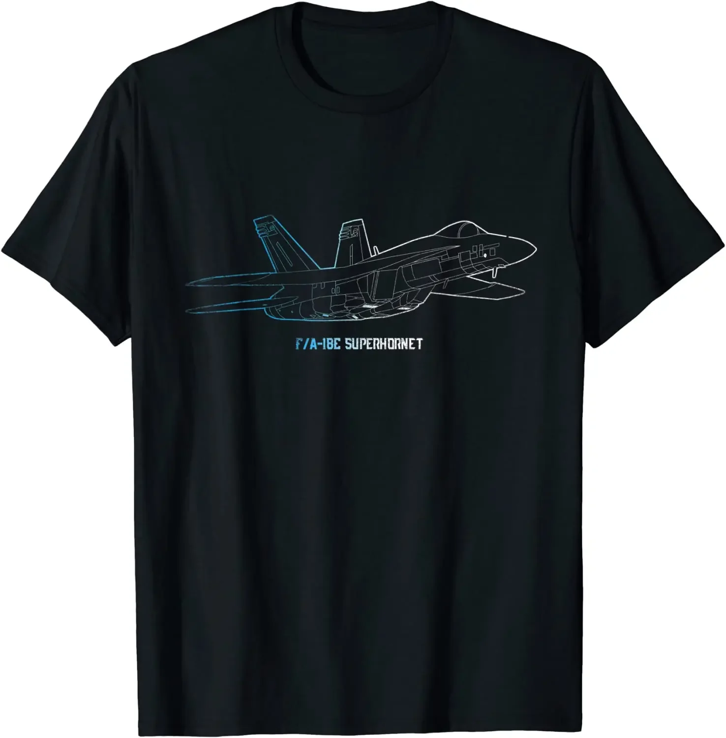 Supersonic Aircraft F/A-18E Superhornet Men T-Shirt Short Sleeve Casual 100% Cotton O-Neck Summer Shirt