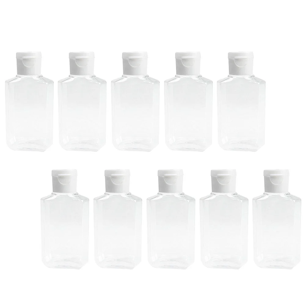50PCS Clear Empty Hand Soap Bottles Multi Purpose Shampoo Lotion Dispensing Travel Sub Packaging Cosmetics Sample Bottle