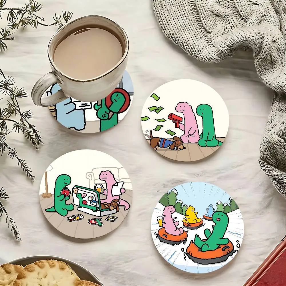 

J-JOGUMANS Wooden Coasters, Heat-resistant Beverage Coasters, Suitable For Various Beverages, Suitable For Use On Home Coffee Ta