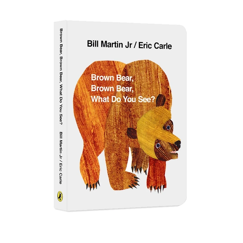 Original English Eric Carle Classic Picture Book for Baby Brown Bear Brown Bear What Do You See ? English Books for Children