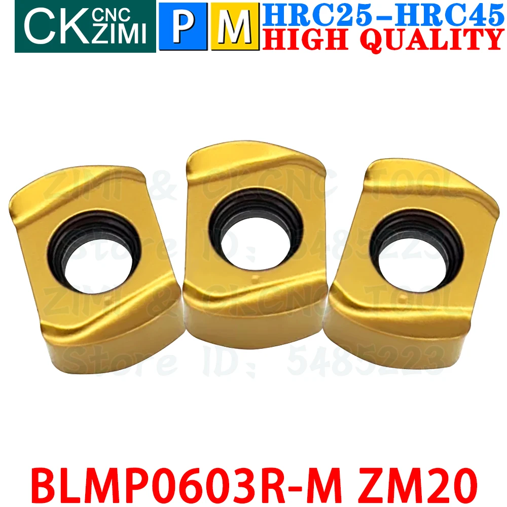 BLMP0603R-M ZM20 BLMP 0603R M Carbide Insert Fast Feed Milling Inserts Tools TEBL06 TFMBL CNC Metal Lathe Indexable Milling Tool