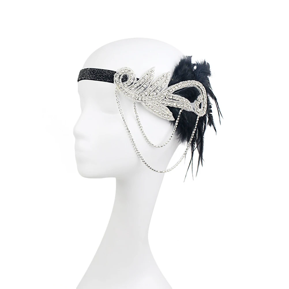 

Rhinestone Headb Elastic Vintage Elegant European Bridal Hair Accessories Wedding Party