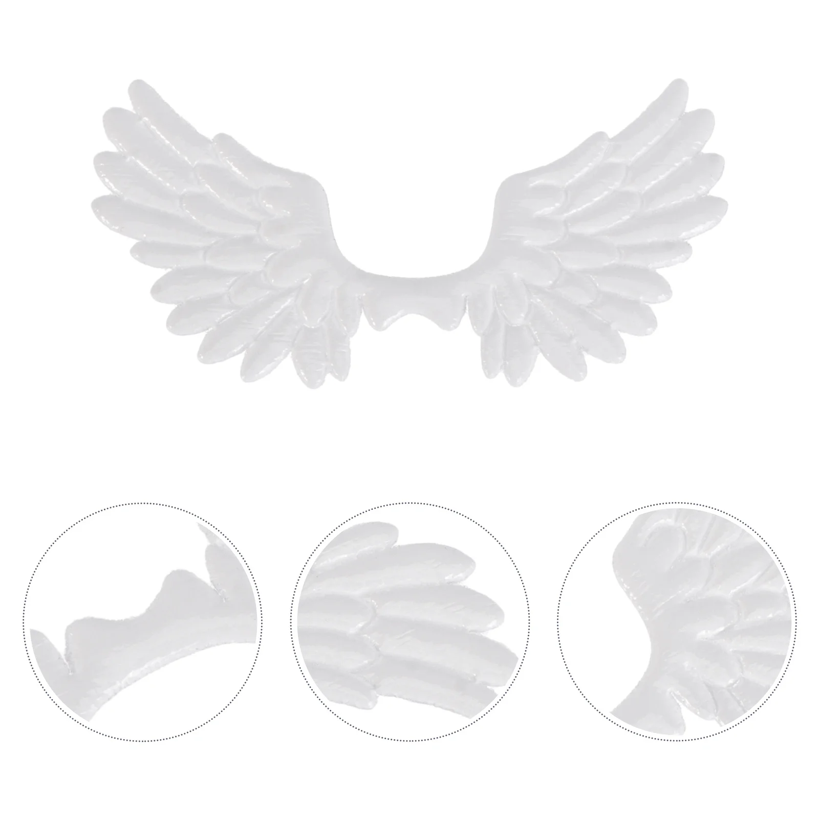 

10 Pcs Creative Gift DIY Shoes Accessories Headwear Ornament White Crafts Supply Hairband