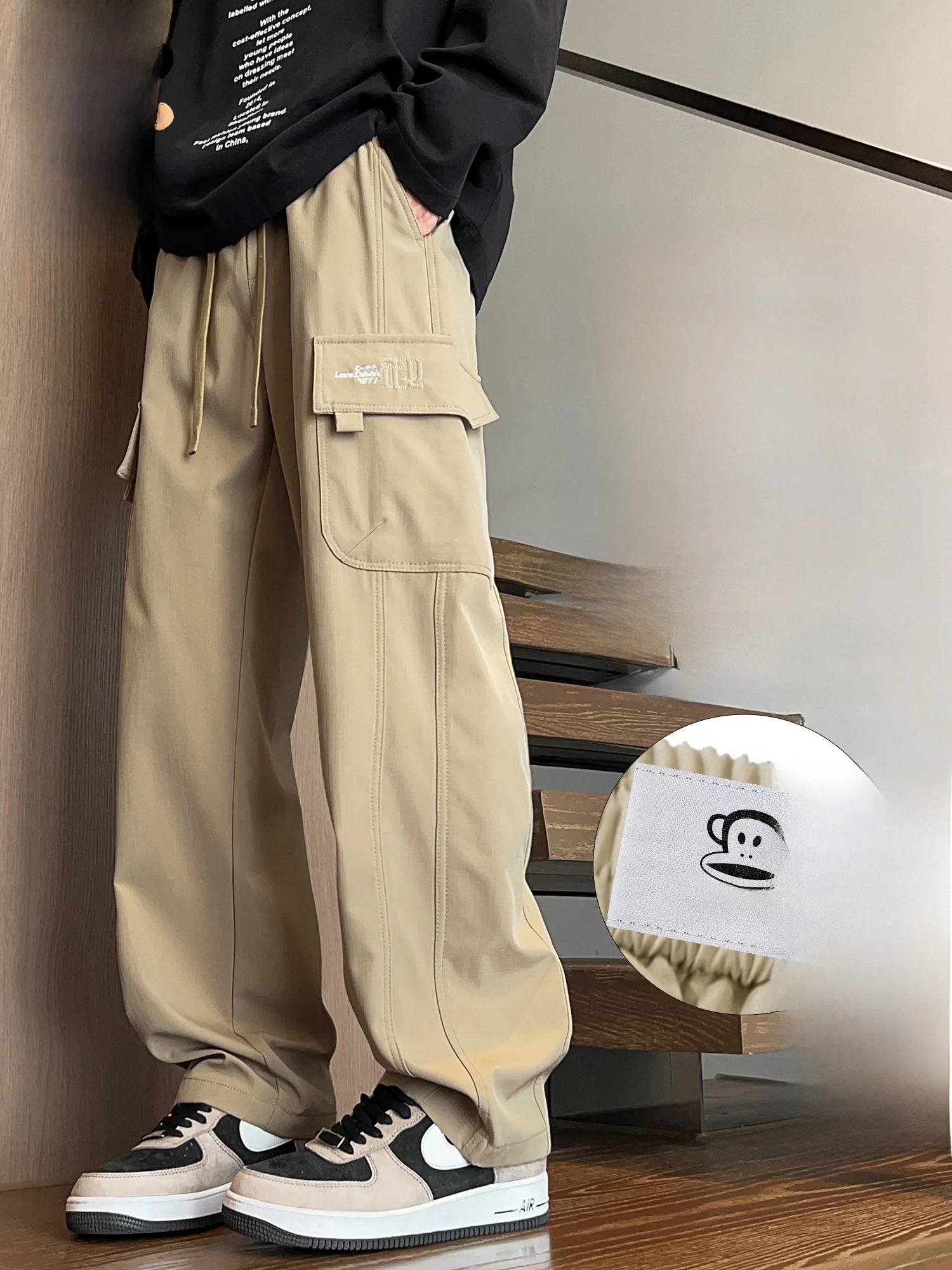 

Мужские зимние брюки Paul Frank: новые, свободные, универсальные, утепленные флисом, прямого кроя, для повседневной носки и работы