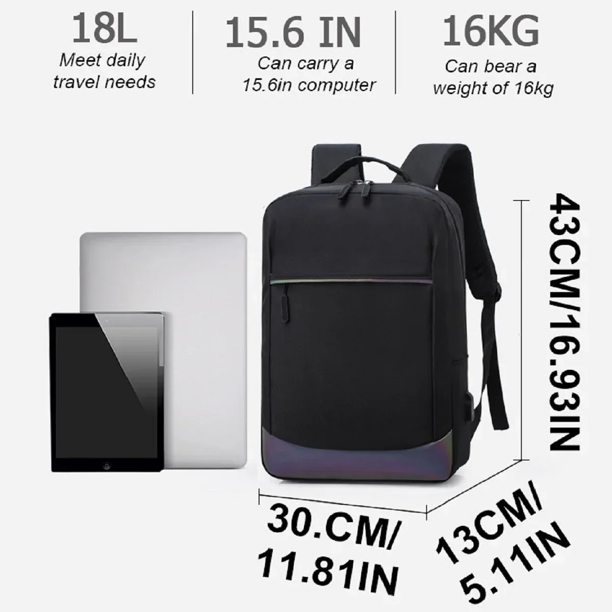 Men\'s business computer bag, high-quality backpack, large capacity multifunctional laptop backpack