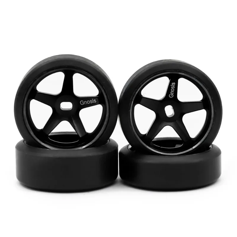 2.5/5.5 Degrees Hard Plastic Drift Tires Metal Wheel Rim for Wltoys 284131 K969 K989 Kyosho Mini-Z 1/28 RC Car Upgrade Parts