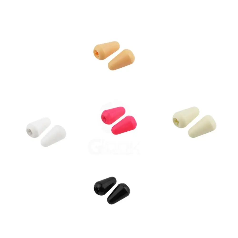 10PCS Plastic Material Guitar Switch Tips Universal Fit 5-Way Lever Switch Knobs Standard Size Lever Type 5-Way Switch Tips