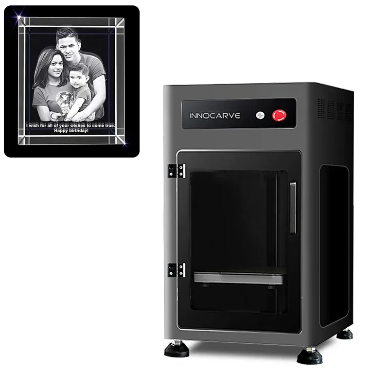 for Gift Shop Crystal Engraving Machine Souvenir Shop Commercial Personalized Photo Crystal Gift Making Machine