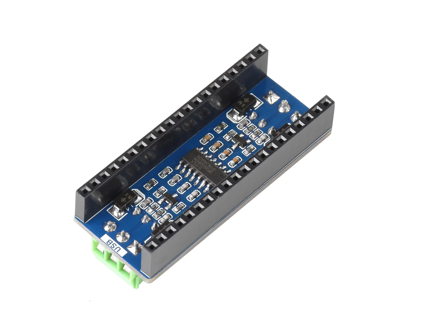 Waveshare 2-Channel RS232 Module for Raspberry Pi Pico, SP3232EEN Transceiver, UART To RS232