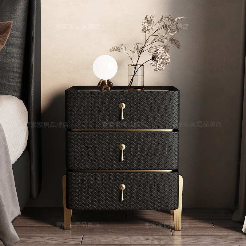 Decor Estetica Comodino Design Semplice Moderno Comodino di Lusso Cassetto Unico Mesitas De Noches Dormitorio Mobili per Camera da Letto