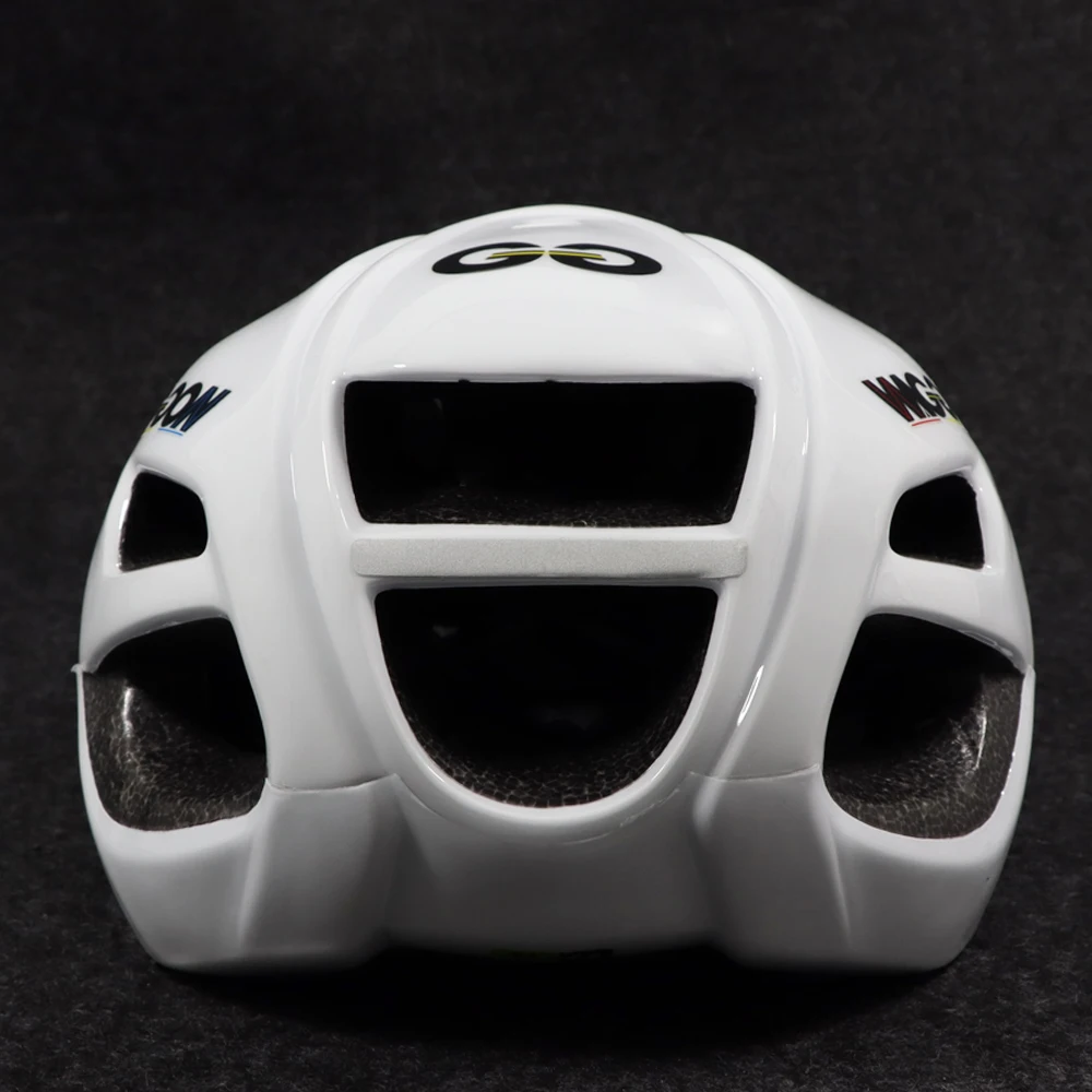 Casco da corsa per bicicletta Aero bianco casco da bici da strada di alta qualità all\'aperto ciclismo sport Mtb caschi di protezione di sicurezza M