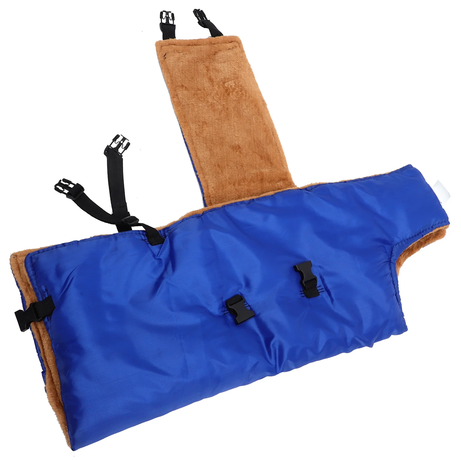 

Calf Vest Winter Warm Coat Blue Color Goat Clothing Waterproof Windproof Pasture Supplies Oilcloth Details