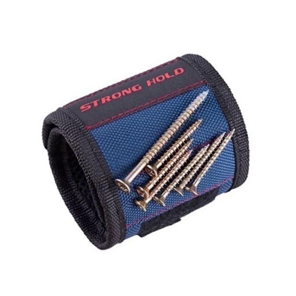 Magnetic Wristband with Strong Magnets for Holding Screws Nails Drill Bits Tool Bag Perfect for Auto Repair Knitting Storage