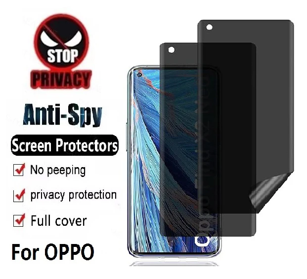 

1 шт. гидрогелевая защитная пленка для экрана для OPPO Find X 2 3 5 X2 X3 X5 X6 X7 Ultra Pro Neo Anti Spy