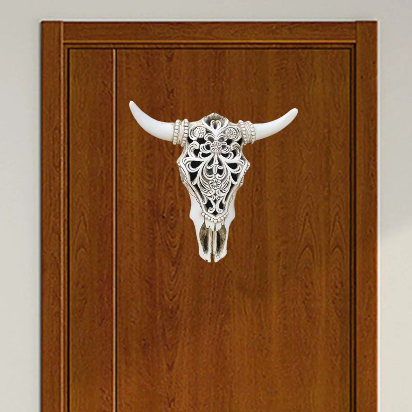 Cow Head Wall Decor Wall Mounted Practical Ornaments Art Crafts Wall Hanging Art for Housewarming Bar Farmhouse Clubs Office