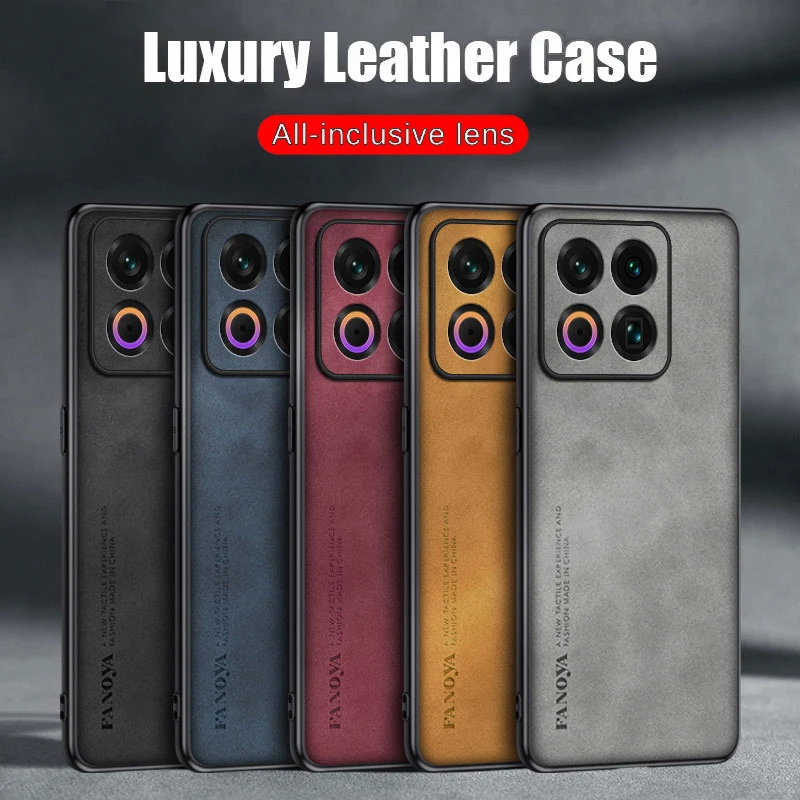 Fall für Meizu 22 Schützen Objektiv Lammfell Leder Shell Coque 21Note 21Pro Abdeckung TPU Weiche Stoßstange Stoßfest Funda