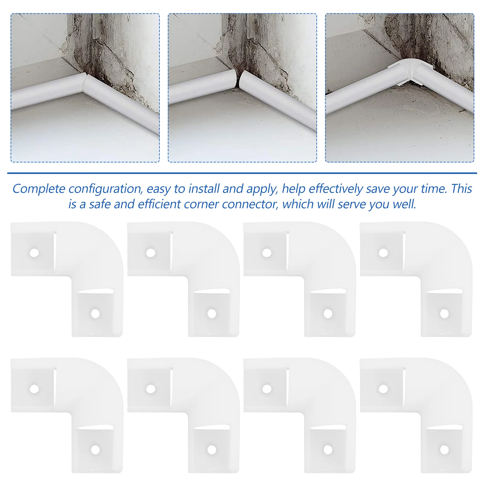 

25pcs Light Channels 90 Degrees Shell Connectors Plastic Corner Accessories for Connectors For Light Strips Strips Lighting