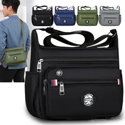 Leisure Nylon Shoulder Crossbody Bags For Men Women Oxford Waterproof Messenger Canvas Bag Travel Purse Cross Body Bag Handbags