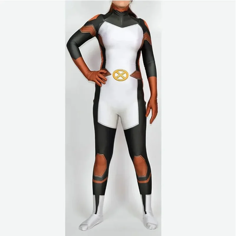 ♥ 2026 New Anime Halloween X- Cosplay Costumes X men Dark Phoenix Jean Grey Suits Rogue Zentai Kitty Pryde Shadowcat ★ Look at m
