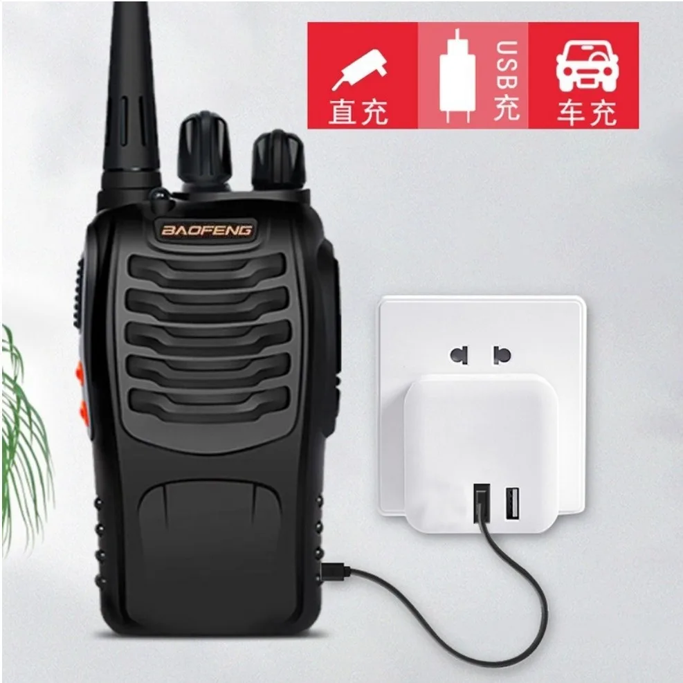 BAOFENG BF-888H Walkie Talkie Type-C USB Charging Long Range Outdoor Portable Radio - view 4
