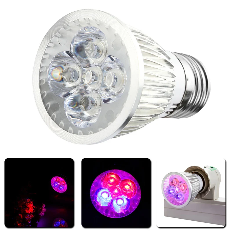 15W Full Spectrum LED Grow lights E27 AC 110V / 220V Led Growing lamp for Flower Plant Hydroponics System aquarium Led lighting