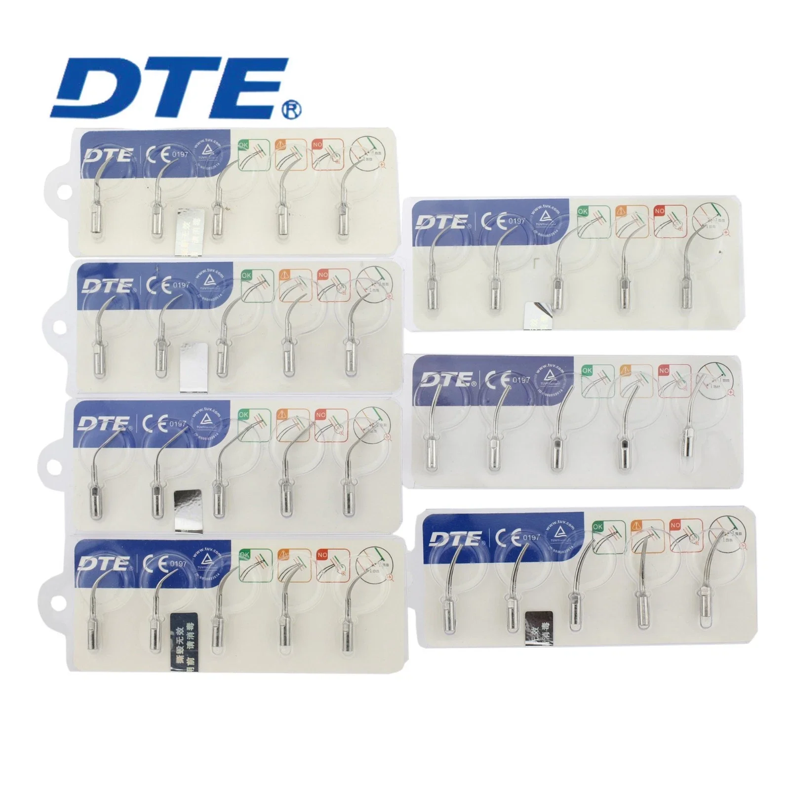 Woodpecker DTE Dental Ultraschall-Scaler-Aufsätze GD1 GD2 GD3 GD4 GD5 PD1 PD3 Passend für NSK Satelec Acteon – Detail 11