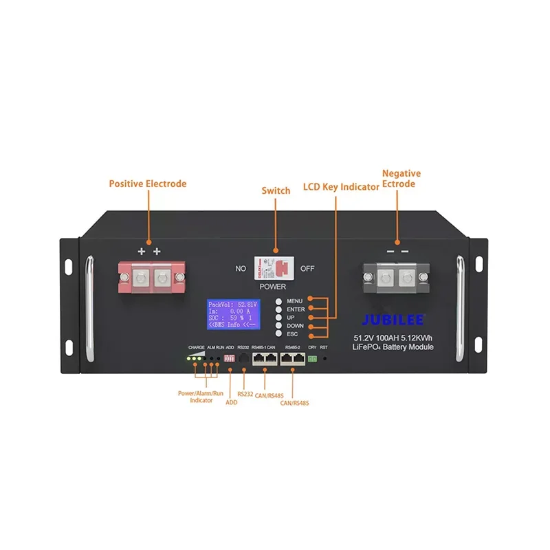 

-For Jubilee 48v 5kwh 10kwh household lithium battery solar energy storage Lifepo4 battery 200ah100ah 51.2v lifepo4 battery