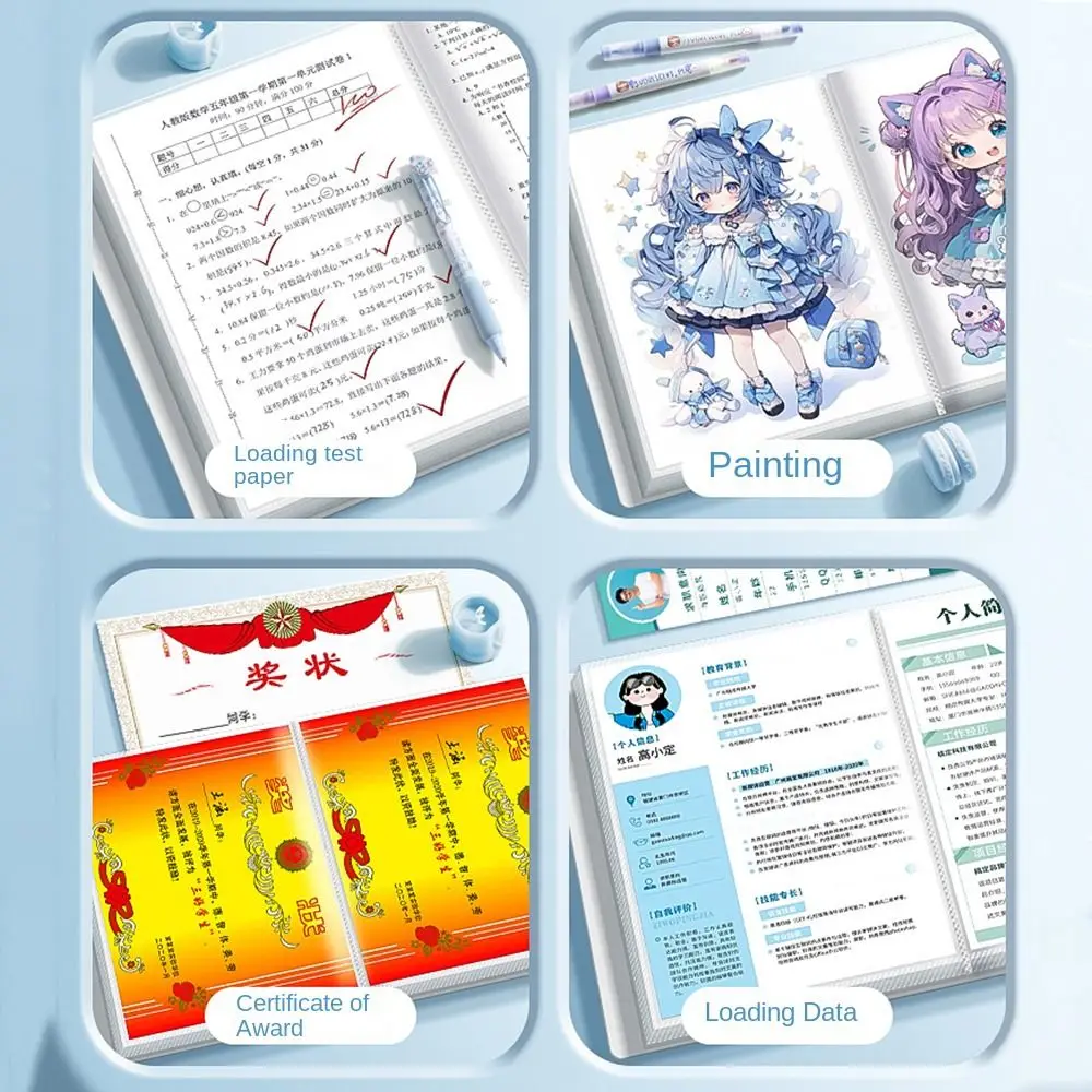 Capibara A4 Document Bag Large Capacity Waterproof File Folder Envelope Folder Organ Bag File Classification Holder