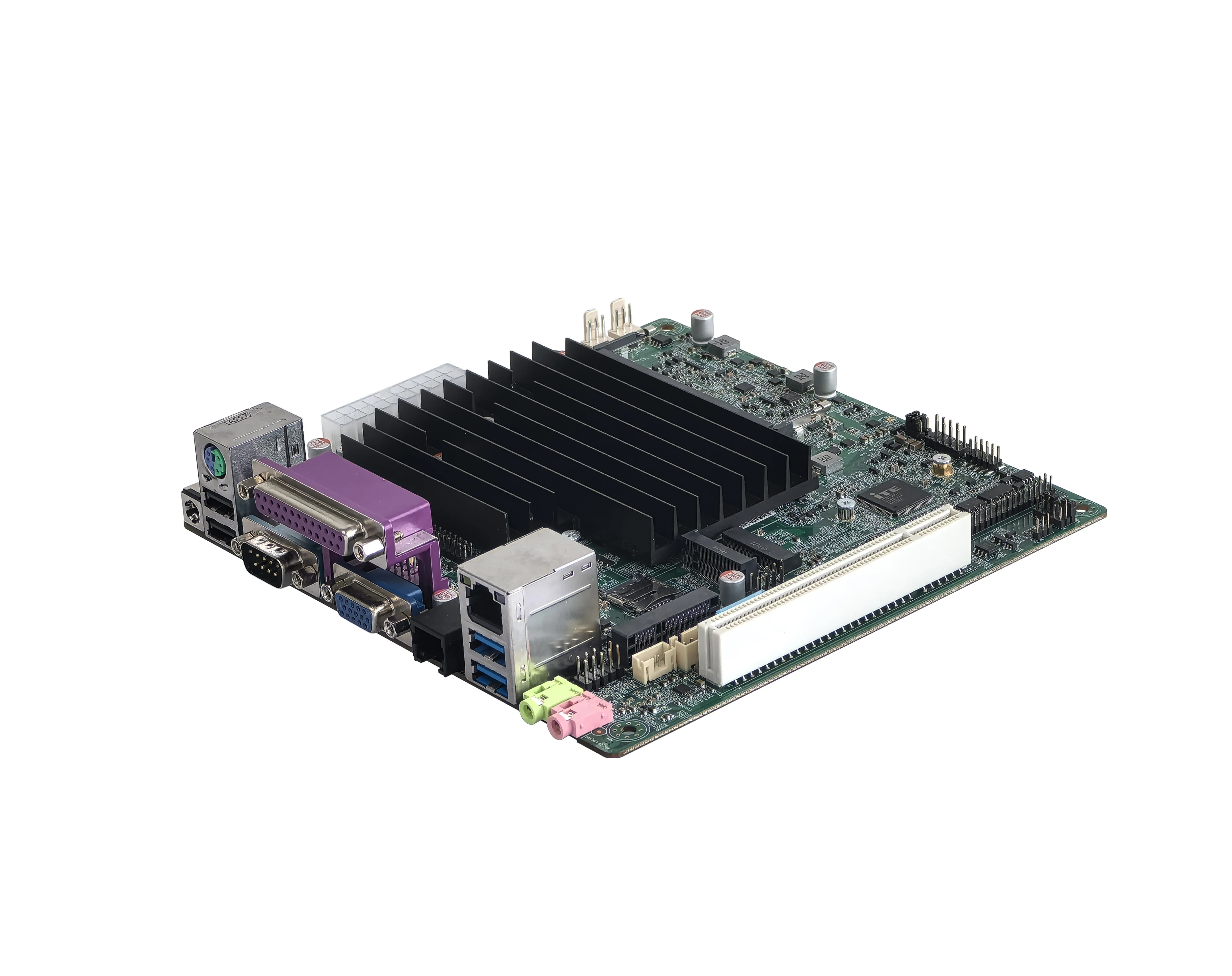 لوحة أم ELSKY Elkhart LakeK J6412 جيجابت شبكة J45/RJ11 LAN DDR4 16GB M.2 512GB WI1FI LPT PCI OS WIN10 لوحة أم صغيرة