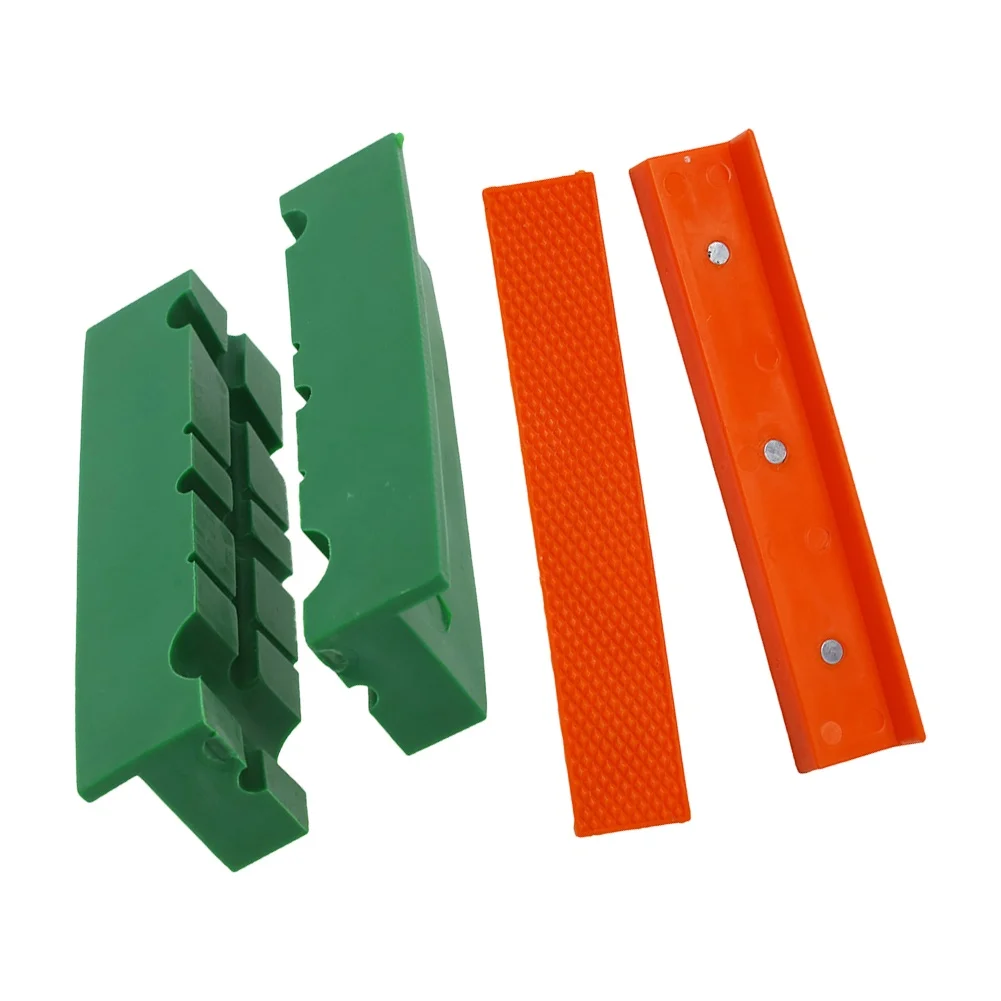 2pcs Magnetic Vise Jaw Pads 6in Soft Rubber for Metal Vise Drill Press and Mill Clamps to and Secure Workpieces