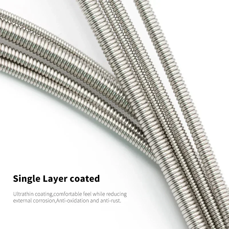 Orphee Bass Strings Medium Carbon Steel Hexagonal Core Alloy Wound Professional Beginning Electric Bass Strings Accessories