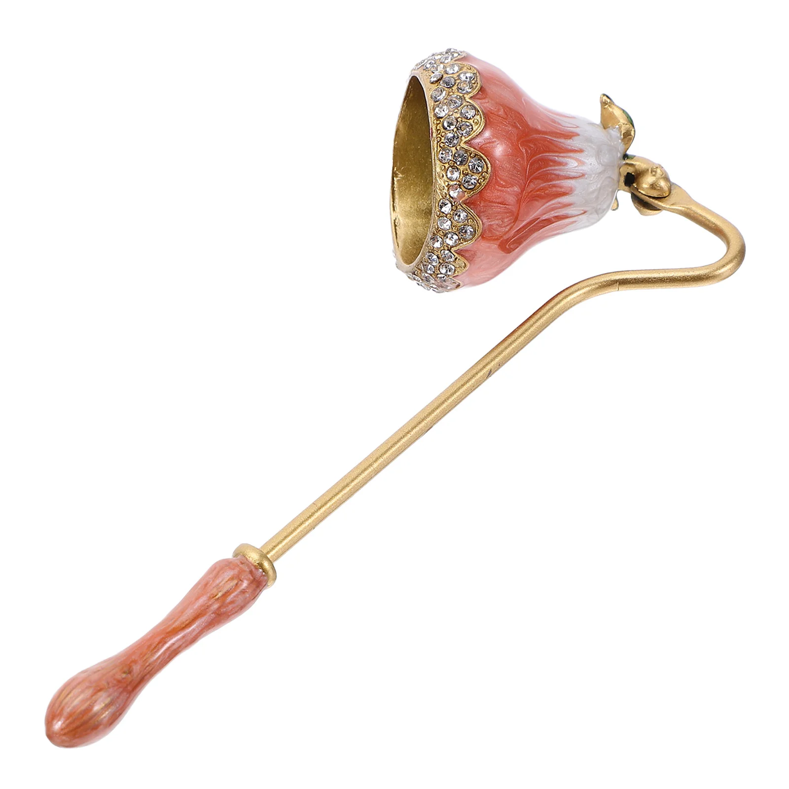 ريفي السنافر خمر زهرة تصميم مقبض طويل الفتيل طفاية آمنة أنيقة ديكور المنزل ملحق ريفي الفتيل Snuffer