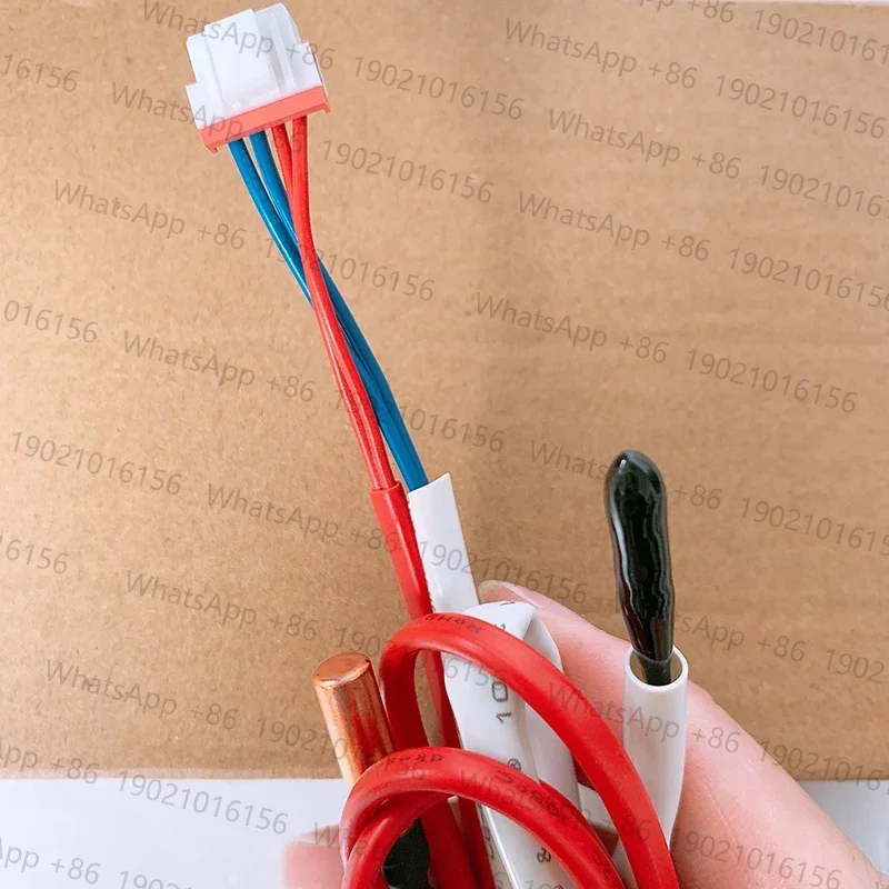 Suitable for  Air Conditioner Indoor Unit Temperature Sensor 10k Pipe Temperature 10k Outside Unit Copper Head 200k