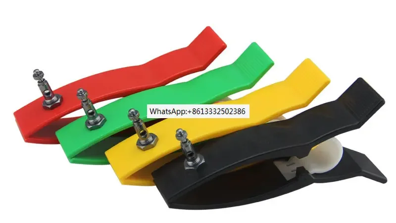 다기능 성인 핀자 ECG EKG 다리 클립 액세서리, 바나나 4.0 딘 3.0 클립에 적합, 5 세트