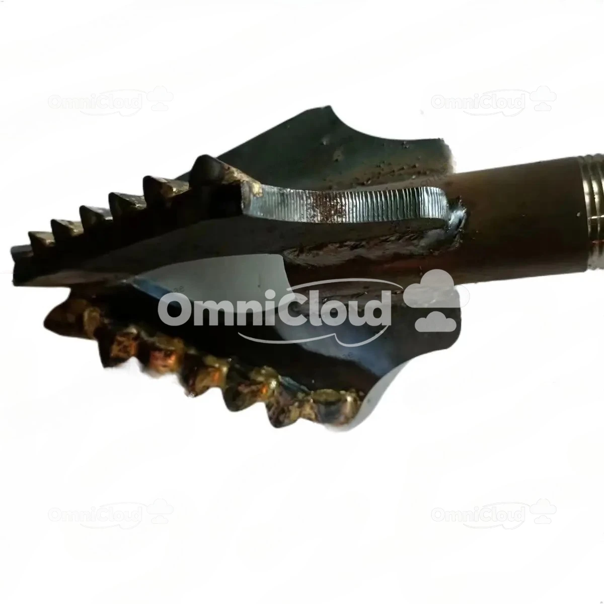 

Kleine boorinstallatie voor waterputten, boor van legering met drie vleugels, bodemzandlaag, geschikt voor boorpijp uit één inch