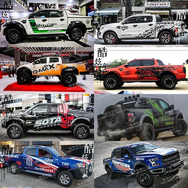 

Автомобильная наклейка для Ford Raptor F150 Ranger, внешнее украшение, модификация, наклейка, аксессуары для пленки